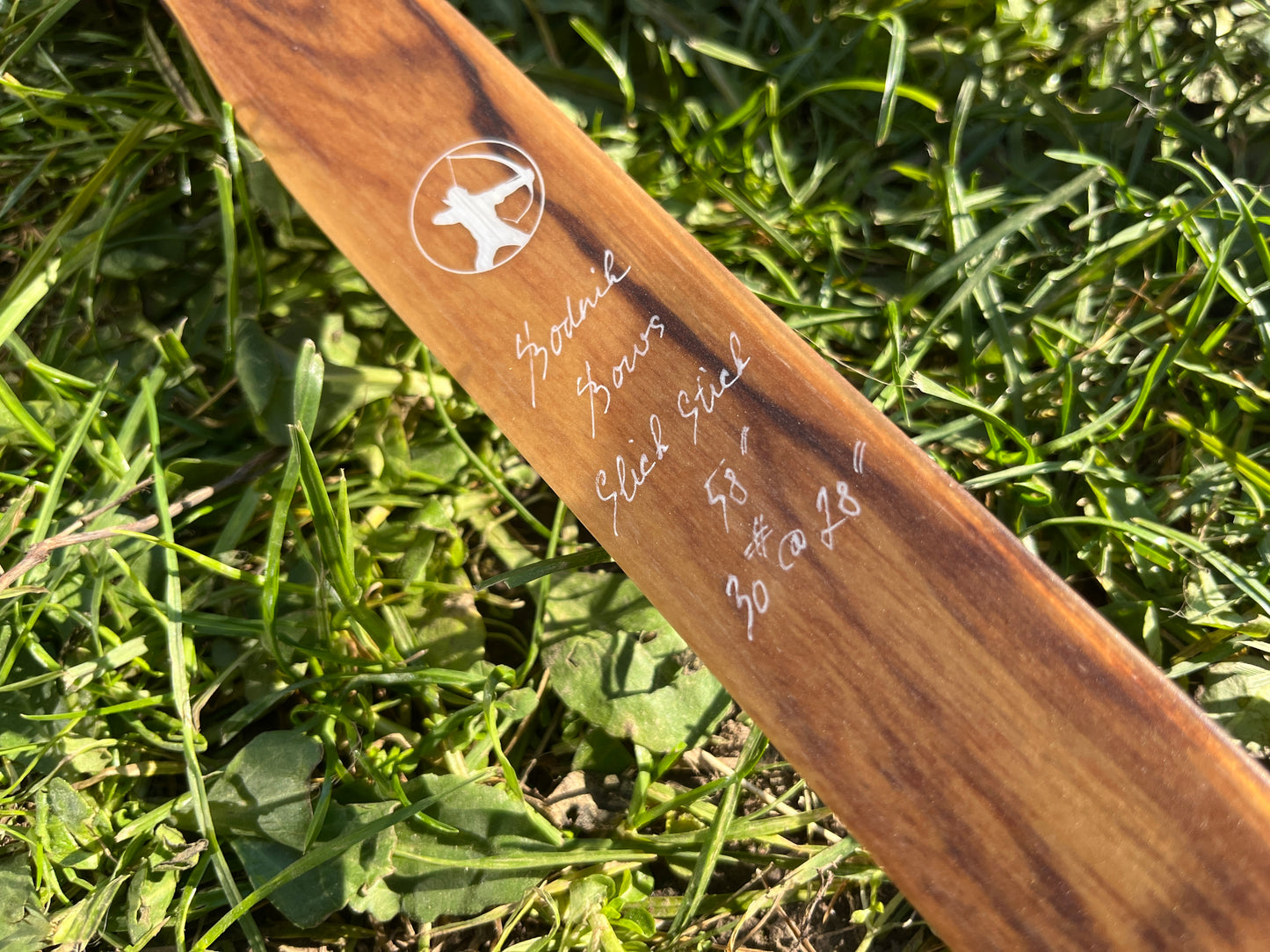 BODNIK BOWS SLICK STICK CUSTOM SERIES Hybrid Longbow Bogen 58"