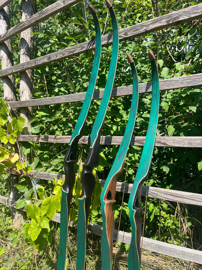 BODNIK BOWS HUNTER GREEN CUSTOM SERIES + Carbon Speed Limbs Recurve Bogen 60"