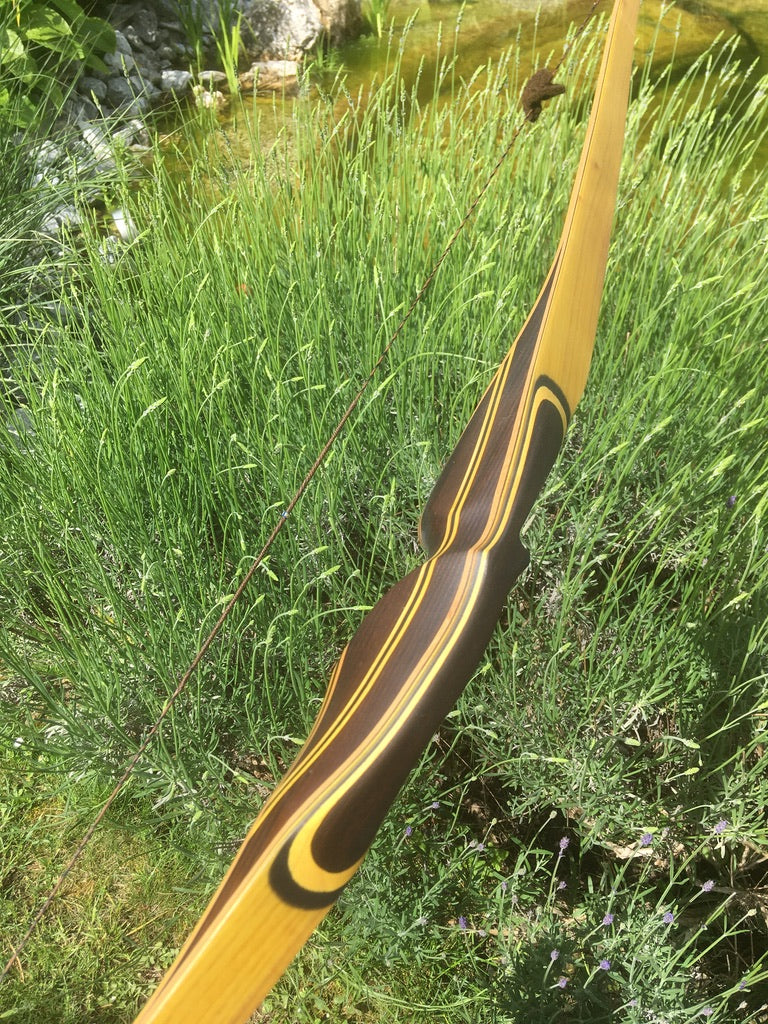 BODNIK BOWS QUICK STICK CUSTOM OSAGE SERIES Hybrid Langbogen Longbow 60"