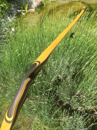 BODNIK BOWS QUICK STICK CUSTOM OSAGE SERIES Hybrid Langbogen Longbow 60"