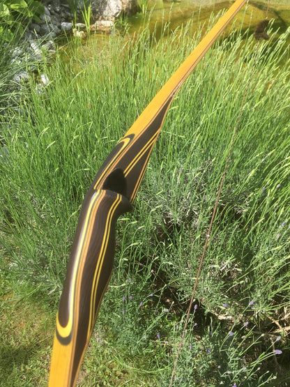 BODNIK BOWS QUICK STICK CUSTOM OSAGE SERIES Hybrid Langbogen Longbow 60"