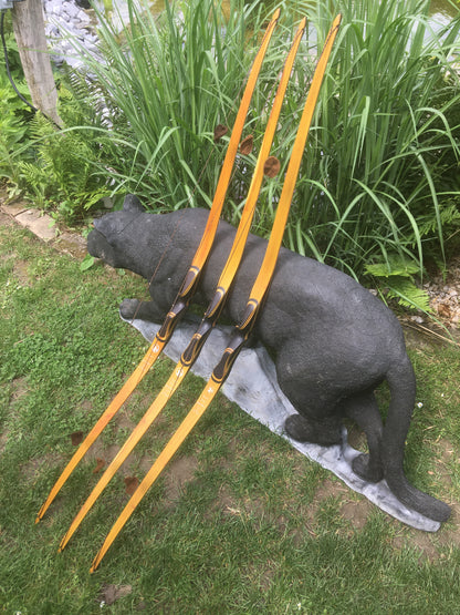 BODNIK BOWS QUICK STICK CUSTOM OSAGE SERIES Hybrid Langbogen Longbow 60"